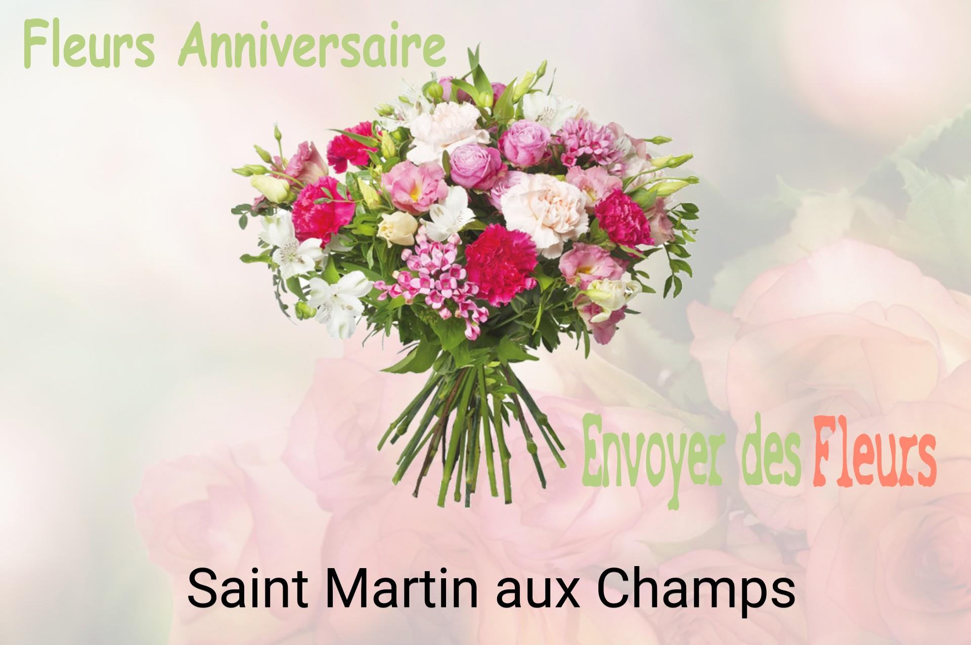 Bouquet de fleurs d’anniversaire livré à Saint-Martin-aux-Champs